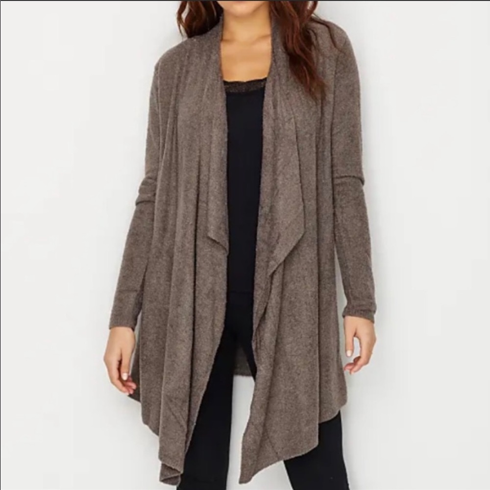 Barefoot Dream Cozychic Lite Calypso Cardigan Brown
